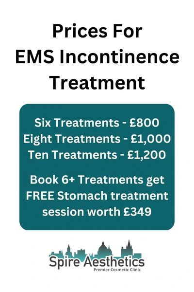 EMS Incontinence Treatment Prices Royal Leamington Spa