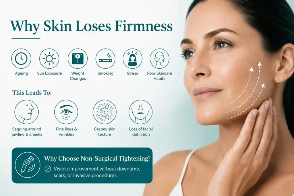 What Makes Skin Lose Firmness and Why Do People Seek Non-Surgical Tightening Royal Leamington Spa?