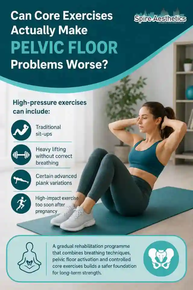 Can Strengthening Your Core Alone Actually Make Pelvic Floor Problems Worse Royal Leamington Spa?